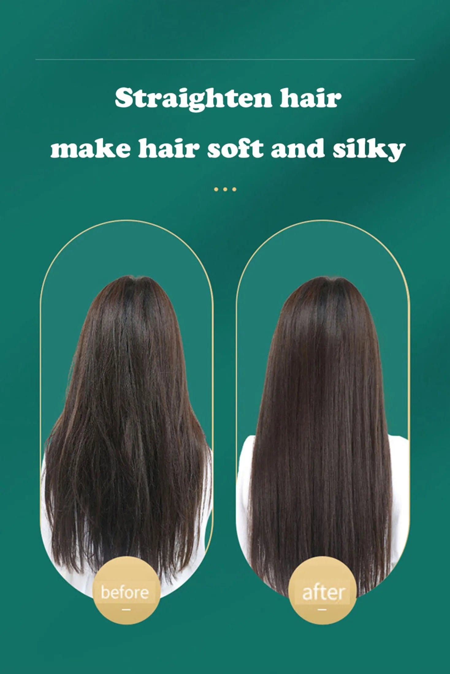 Hair Straightening Brush Electric Comb Heat Straightener Hair Straightener Comb