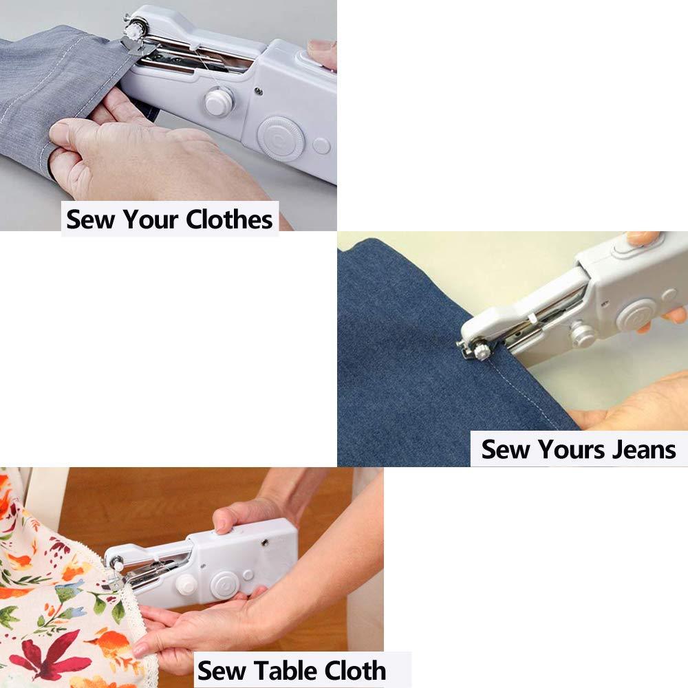 Hand Sewing Machine Portable Electric Handheld Stitch Device - Insta-Stitch™ Insta-Stitch™ Handheld Stitching Machine Zaavio.co®