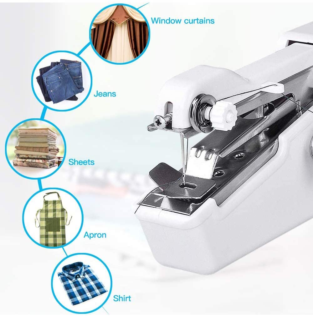 Hand Sewing Machine Portable Electric Handheld Stitch Device - Insta-Stitch™ Insta-Stitch™ Handheld Stitching Machine Zaavio.co®