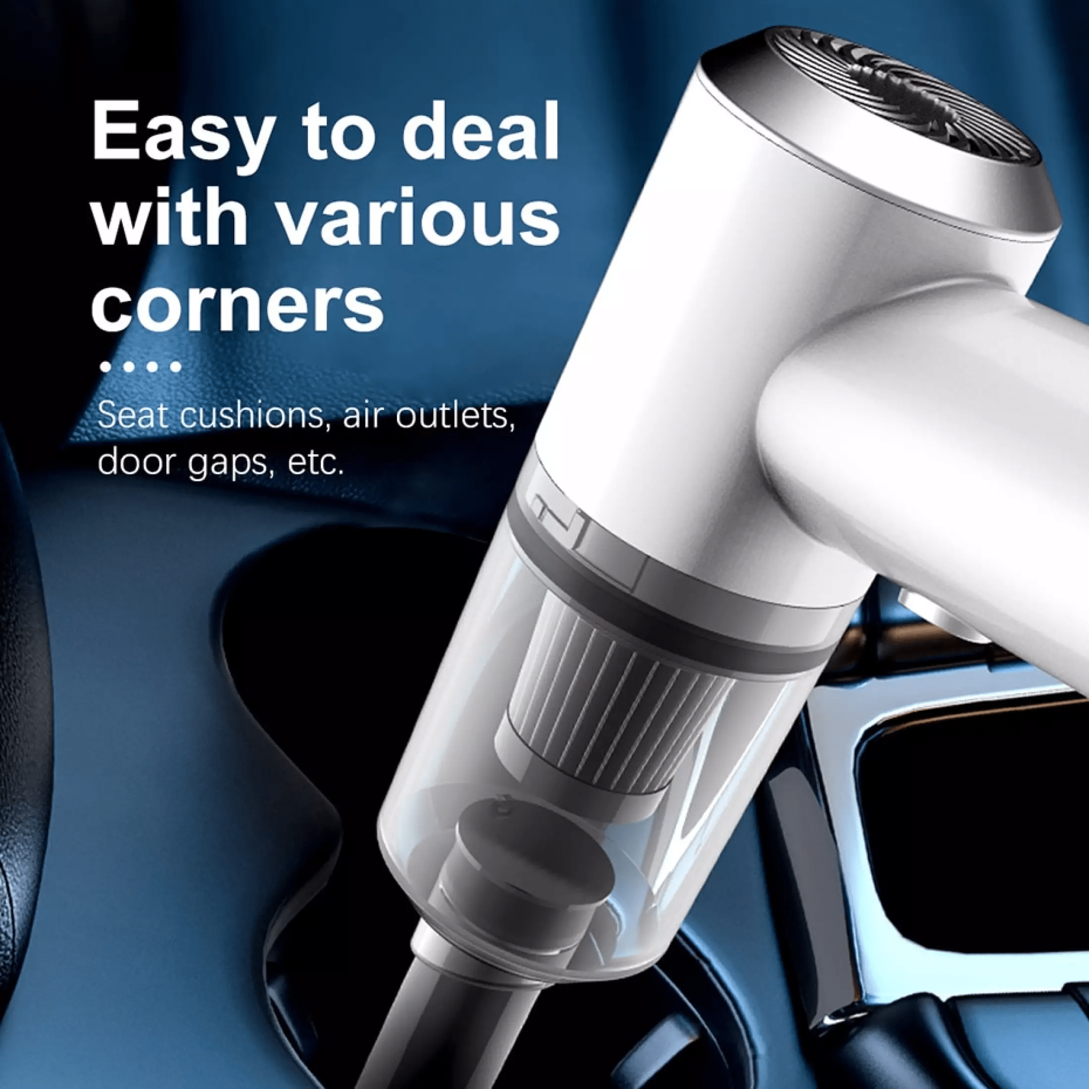 Handheld Vacuum Cleaner for Home and Car Cordless Portable Handheld Vacuum Cleaner