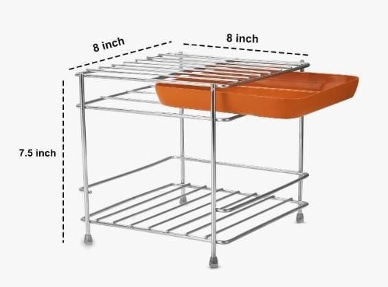 Heavy Steel Matka Stand with Free Tray | Water Pot On Stand Kitchen Design Clay Water Pot Metal Stand Heavy Steel Matka Stand with Free Tray Zaavio®