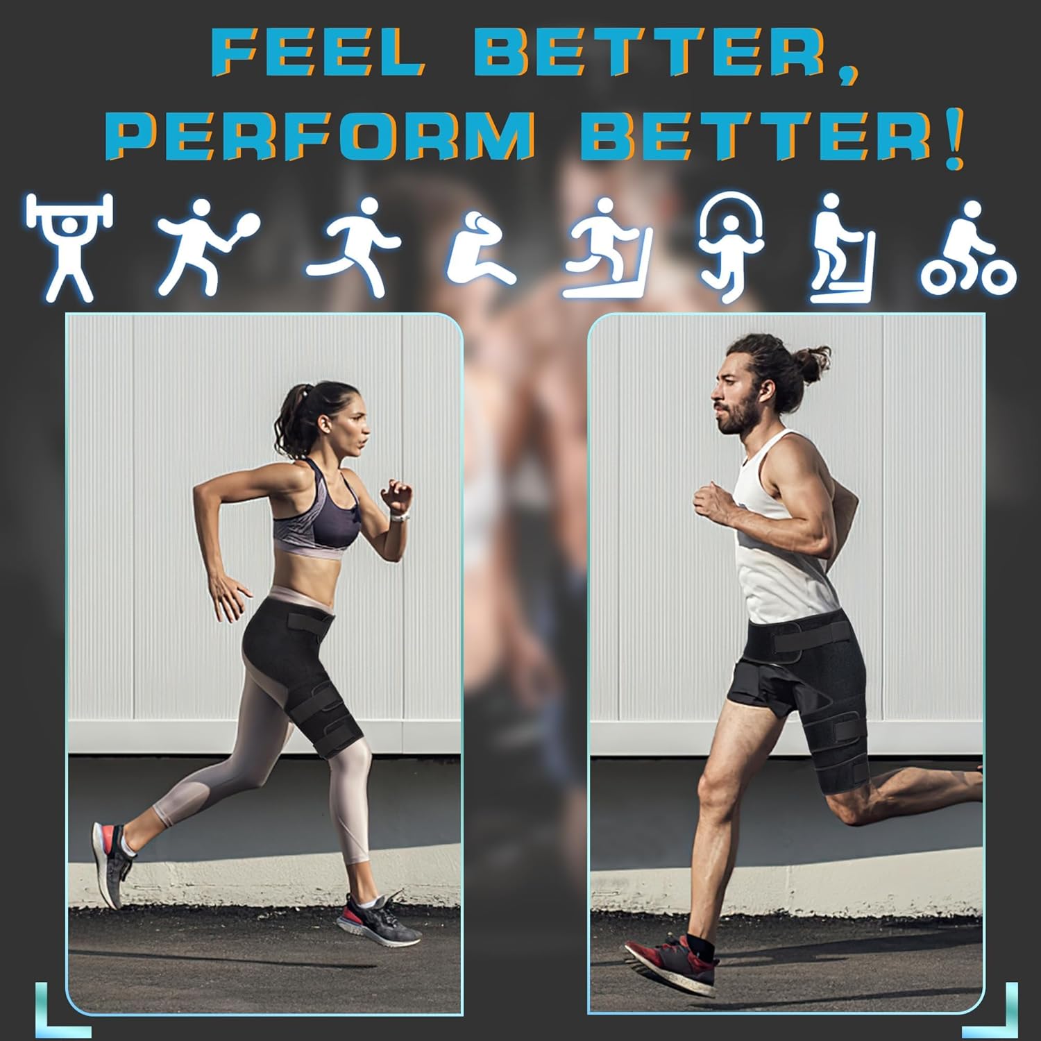 Hip Brace | Hamstring Injury Brace Pain Relief Hip Support Brace Hip Brace