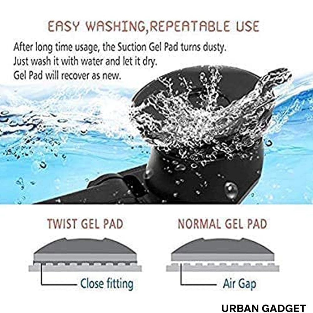 Holdezy™️ | Mobile Holder For Car Phone Holding Car Stand Dashboard Mobile Holder Holdezy™️ Adjustable Car Phone Holder with Suction Cup Zaavio®