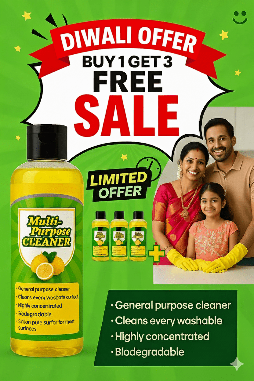 🧽 India’s #1 Cleaner – Buy 1 Get 3 FREE, Offer Ends Tonight! 🧽 India’s #1 Cleaner – Buy 1 Get 3 FREE, Offer Ends Tonight!