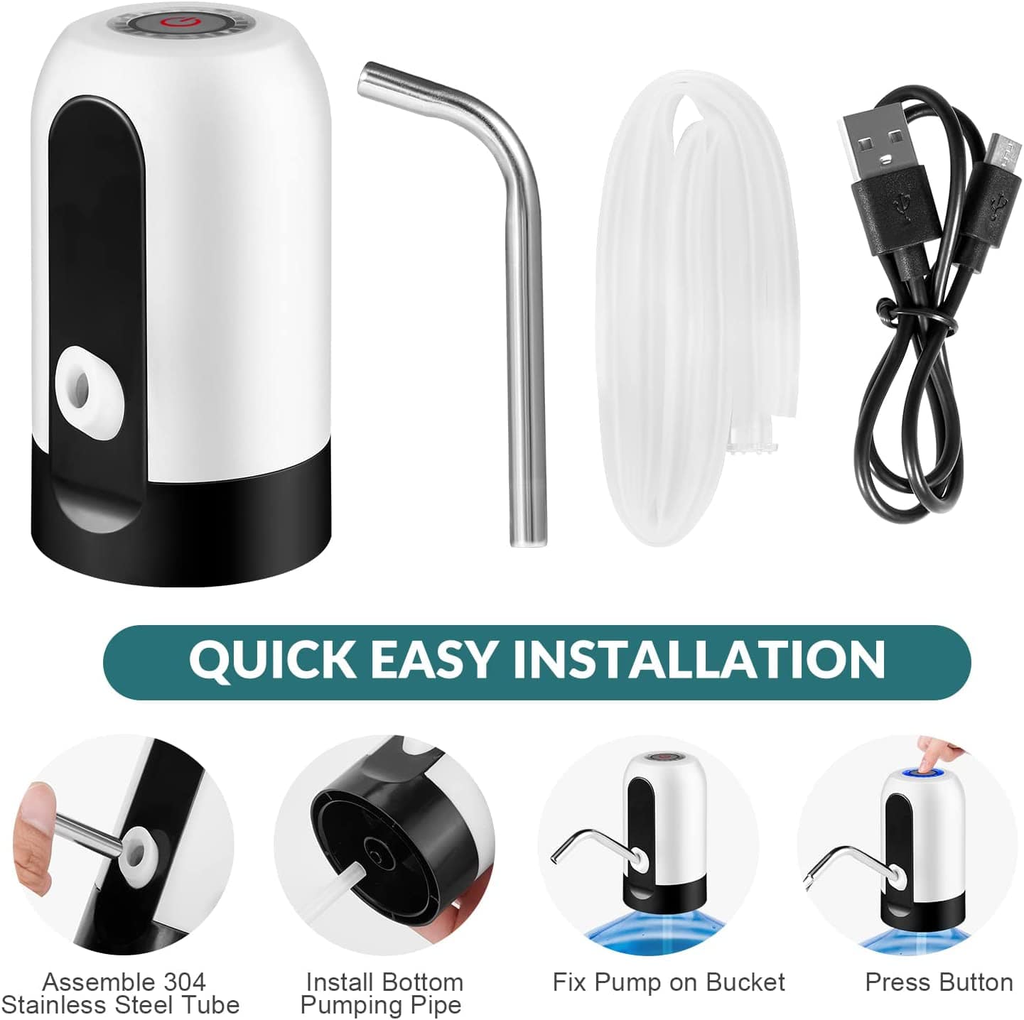 Intelli-Aqua™️ | Automatic Water Dispenser Machine Electric Portable Pump Intelli-Aqua™ Zaavio®