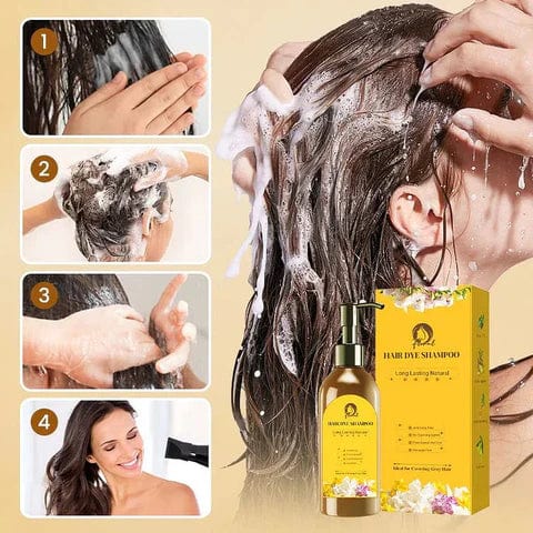 Japanese Long Lasting Natural Hair Dye Shampoo (Pack of 2) | Hair Dye Colors Coloring Shampoo Dye Colors Japanese Long Lasting Natural Hair Dye Shampoo (Pack of 2) Zaavio.co®