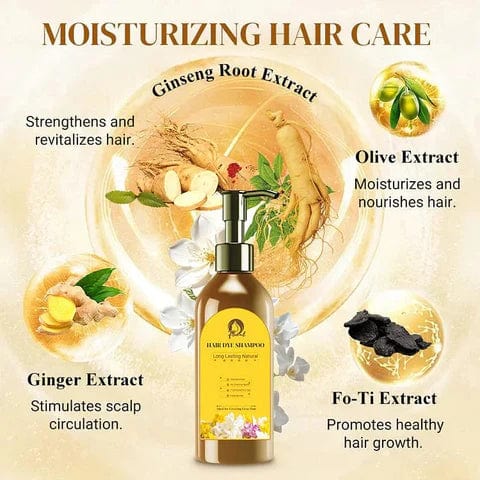 Japanese Long Lasting Natural Hair Dye Shampoo (Pack of 2) | Hair Dye Colors Coloring Shampoo ✨Japanese Long Lasting Natural Hair Dye Shampoo🔥Buy 1 Get 1🔥
