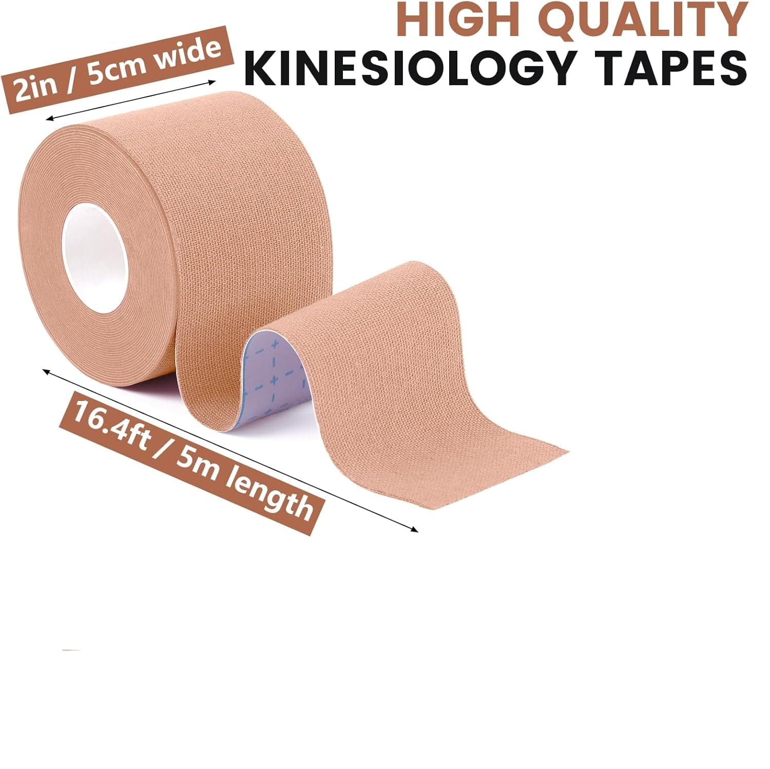 Kinestrixy™ | Muscle Pain Strain Spasm Relief Tape Cramp For Soreness Tape Mucle Kinestrixy™ Kinesiology Tape for Muscle Pain Relief Zaavio®