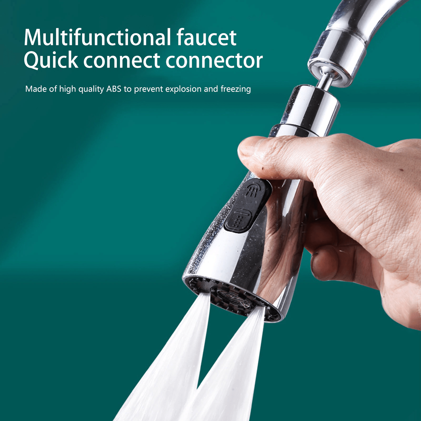 Kitchen Accessories Sink Tap Water Aerator Faucet Tap Purifier - 3 Modes Water Faucet Sprayer Faucezy™️ 3 Modes Water Sprayer Zaavio®
