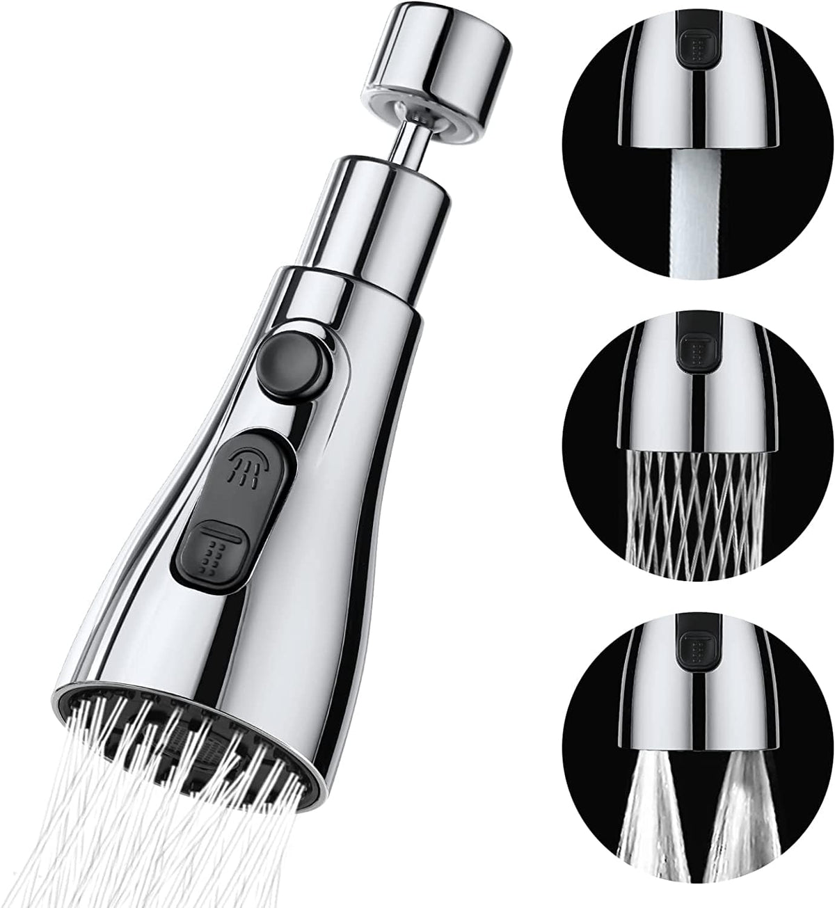 Kitchen Faucet Sprayer 3 Modes Water| Kitchen Accessories Sink Tap Water Aerator Faucet Tap Purifier Kitchen Faucet Sprayer 3 Modes