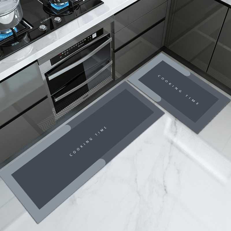 Kitchen Floor Mat (Combo of 2) | Floor Mat Kitchen Rubber Carpet Doorway Matting For Floor Kitchen Floor Mat (Combo of 2)