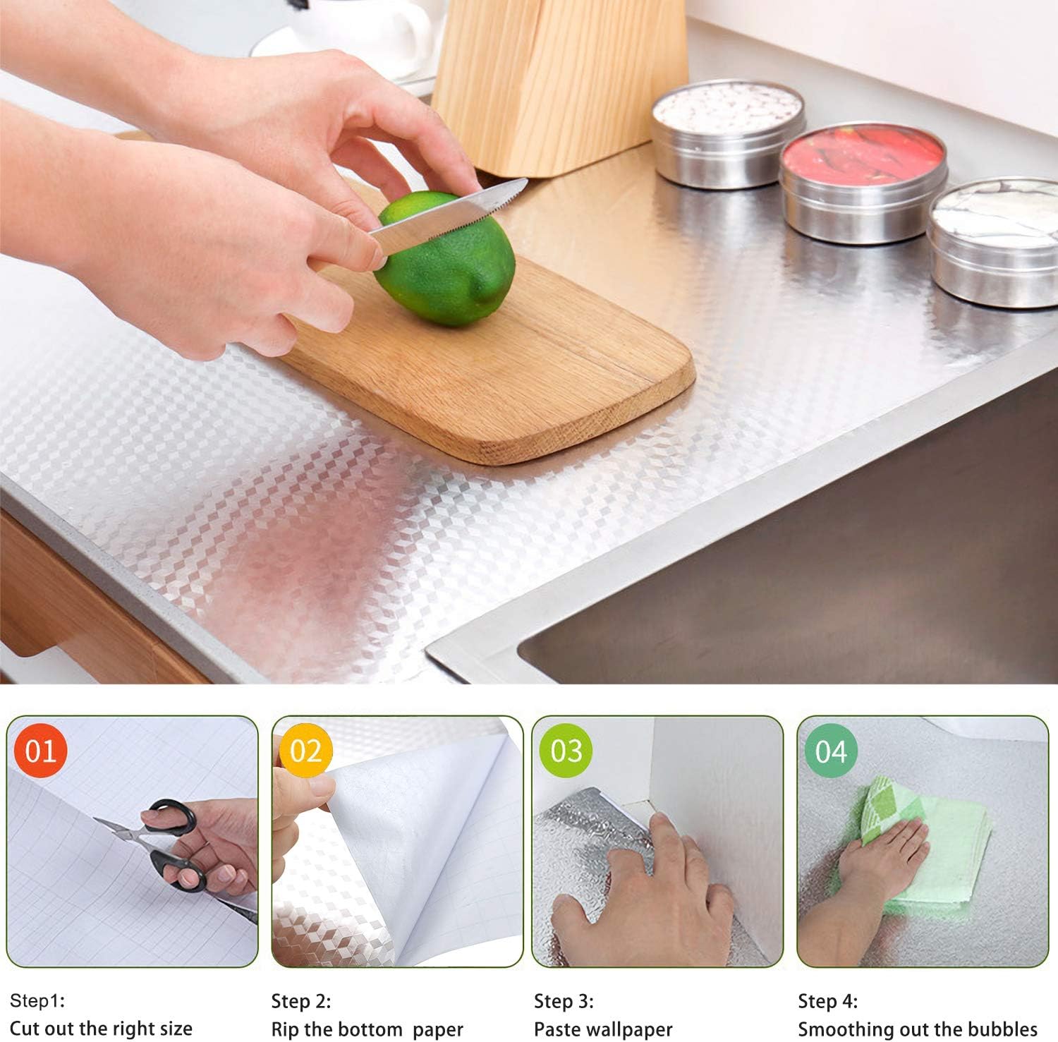 Kitchen Oil-proof and fireproof Stickers | Waterproof Tape Insulation Duck Tape Rubber Heat Resistant Tape Kitchen Oil-proof and fireproof Stickers