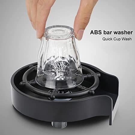 Kitchen Sink Tap Faucet Washer Taps Glass Water Rinser Large Kitchen Taphole Sink Rinser ABS Bar Washer