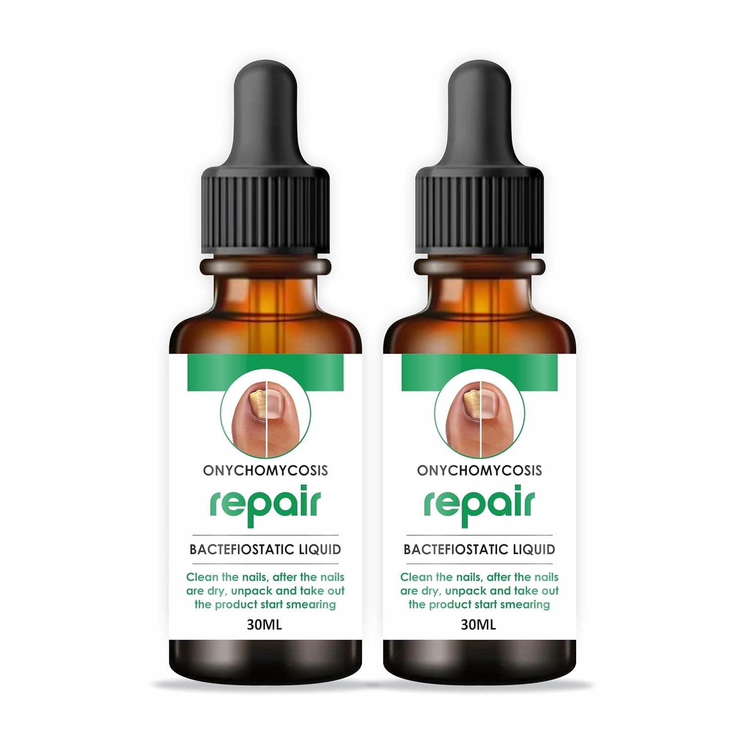 Kurizox™️ Nail Serum (Pack of 2) | Brittle Nails Grow Nail Manicure Transparent Serum Kurizox™ Nail Serum (Pack of 2) Zaavio®
