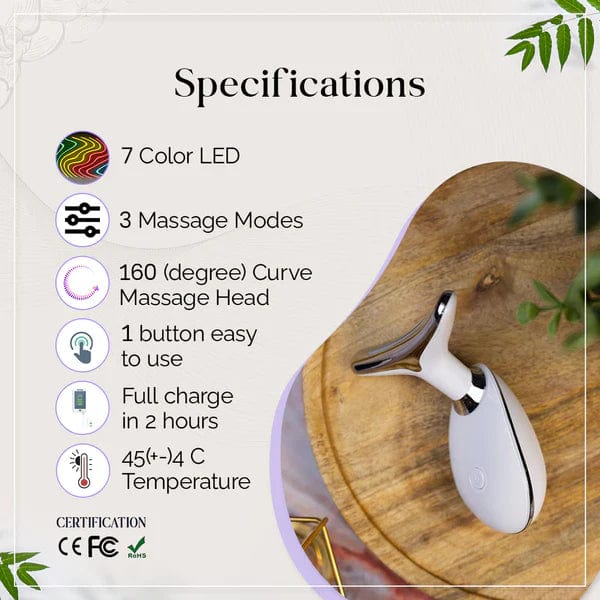 Lift Face Double Chin Removal Facial Machine Wrinkle Removal Face Wrinkle and Neck Massager Zaavio®