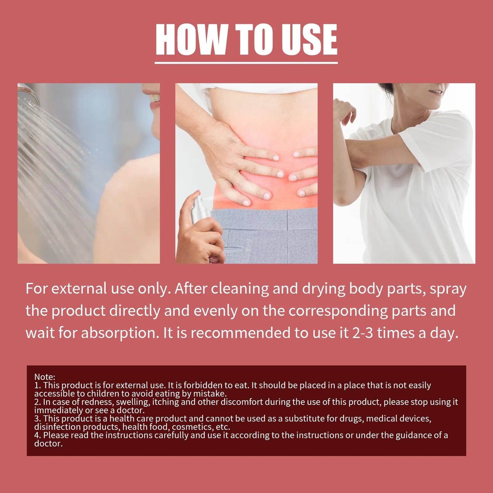 Lumbar Pain Spinal Pain Killer - Back Pain Relief Spray Back Pain Relief Spray