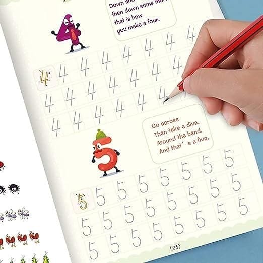Magic Practice Copybook (Buy 1 Book Get 3 BOOKS,1 PEN,1 GRIP,10 REFILL FREE) Magic Practice Copybook (Buy 1 Book Get 3 BOOKS,1 PEN,1 GRIP,10 REFILL FREE)