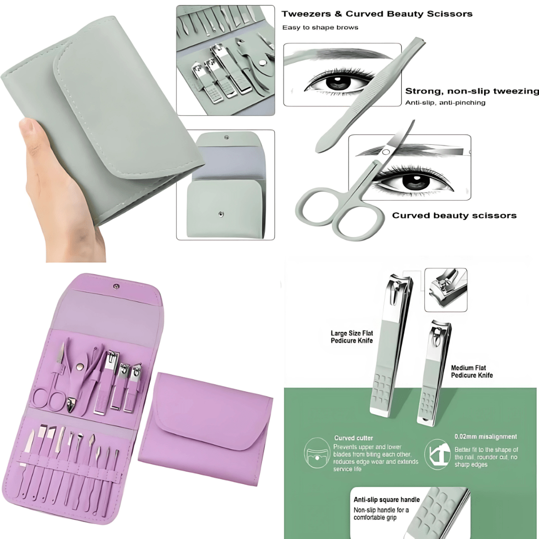 Manicure Pedicure Set For Women | Manicure Pedicure Nail Art Kit Set Tools Care Clippers Manicure Pedicure Set For Women Zaavio.co®