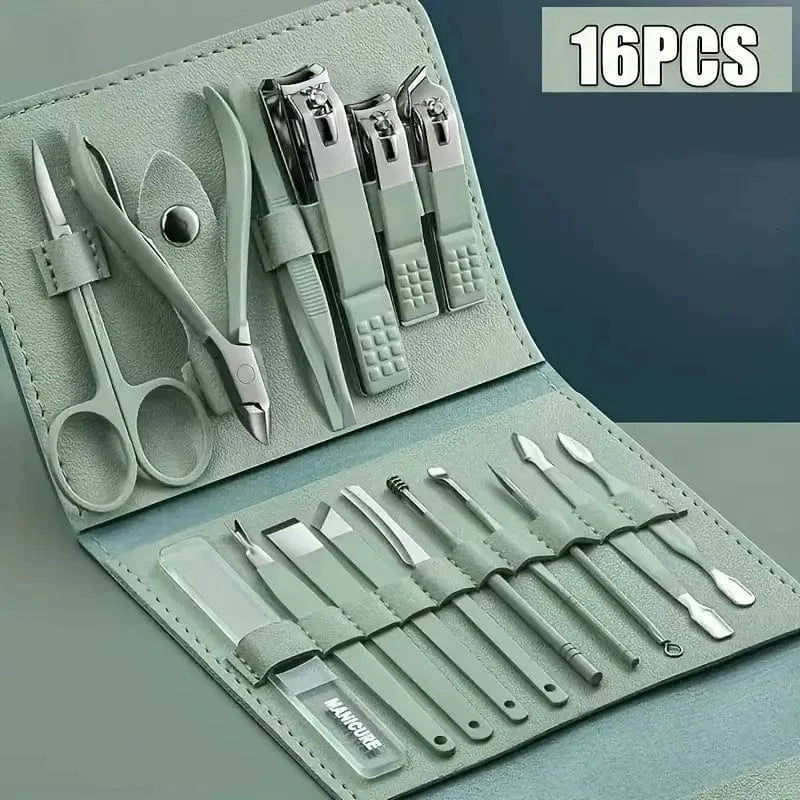 Manicure Pedicure Set For Women | Manicure Pedicure Nail Art Kit Set Tools Care Clippers Manicure Pedicure Set For Women Zaavio.co®