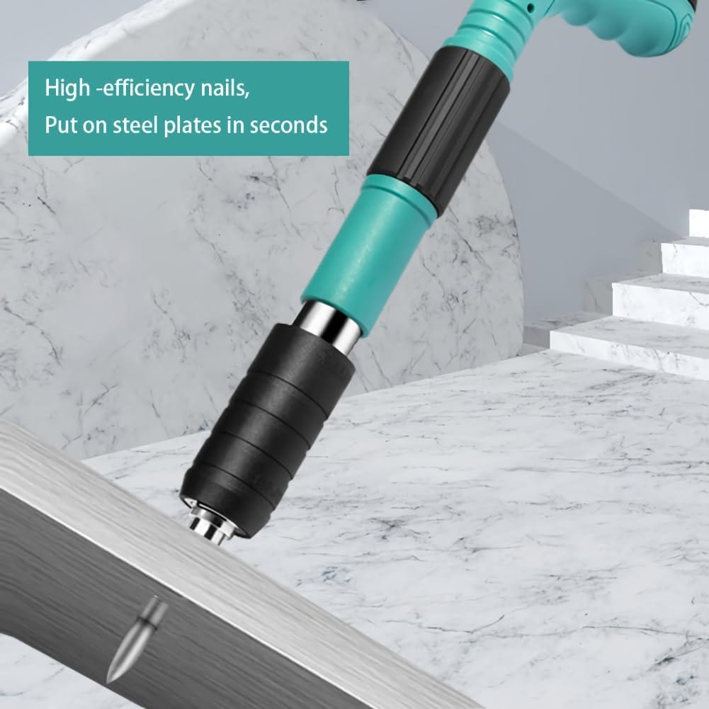 Manual Steel Nail Drilling Tool | Nail Gun Staple Electrical Cordless Pneumatic Stable Gun For Wood All in 1 Gunvoxy™️Manual Steel Nail Drilling Tool Zaavio®