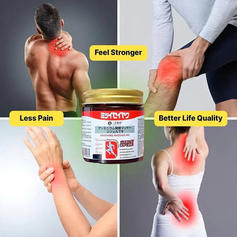 Japanese Herbal Massage Gel for Joint & Muscle Pain Relief (Pack of 2)
