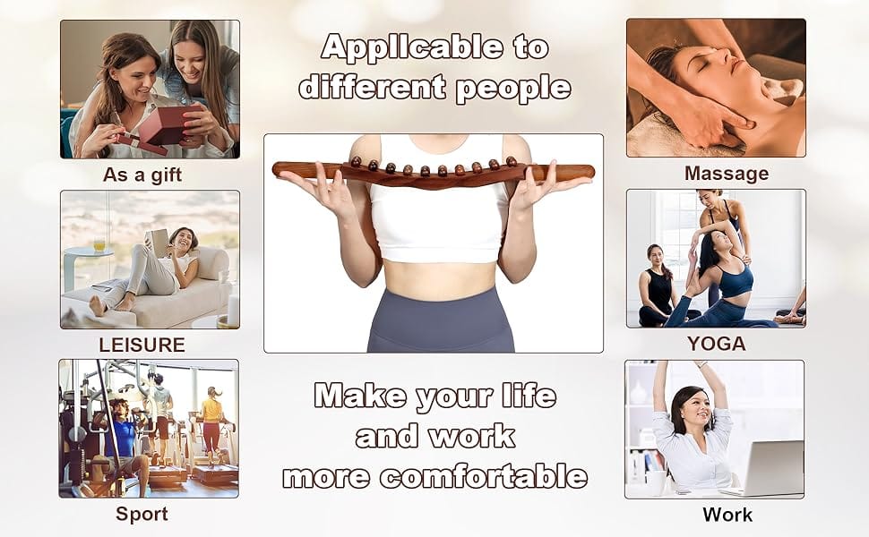 Massagixy™️ | Body Massager Full Body Massage Machine tools Wooden Massager Wooden Massage Stick Zaavio®