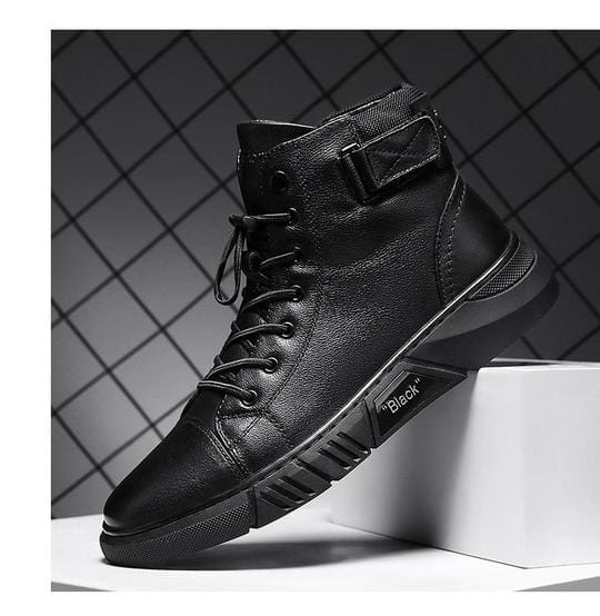 Men's Casual Leather Boots | Mens Shoes Black Chelsea Boots For Guys Ankle High Shoe Menswear 9 Men's Casual Leather Boots