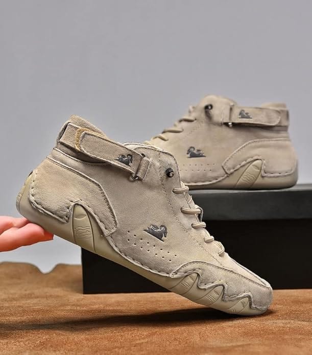 Men's High-top Boots | Men Boots Shoes Long Menswear Boot Ankle High Shoe Gents Men's High-top Boots Italian Handmade Shoes
