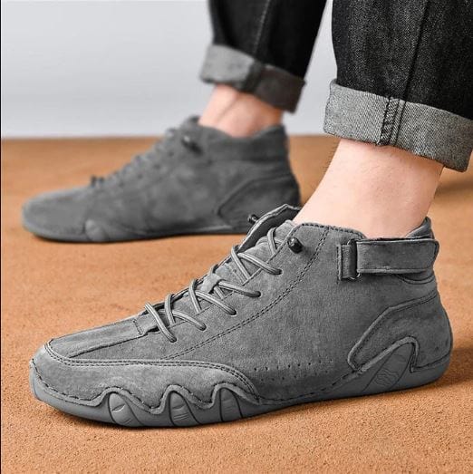 Men's High-top Boots | Men Boots Shoes Long Menswear Boot Ankle High Shoe Gents Men's High-top Boots Italian Handmade Shoes