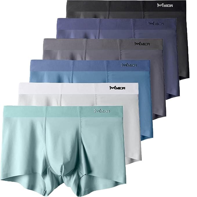 Men's Icy Silk Underwear (set of 3) Boxers | Men's Underwear Trunks Inner Wear Underclothes Boxer Briefs Men's Icy Silk Underwear (set of 3)