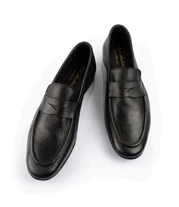 Men's Shoes Slip On Loafers Leather Shoe Men Slipon Shoes - Handmade Milled Penny Loafers 7 Handmade Milled Penny Loafers