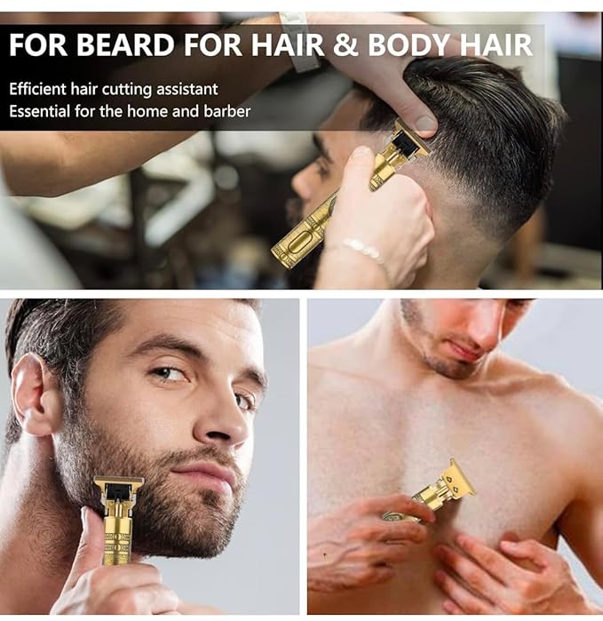 Mens Trimmer Beard Clipper Cutting Machine Hair Shaving Razor - 6 In 1 Trimmer With 4 Attachments Professional 6 in 1 Trimmer