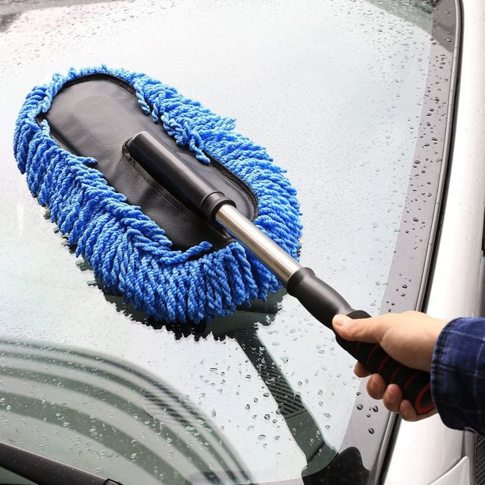 Microfiber Car Cloths Cleaning Kit Interior Products Brush - Ezydust™️ Ezydust™️ Microfiber Telescopic Car Top Duster Zaavio®