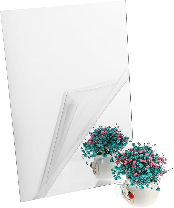 Mirror Sticker for Wall (Oval+Rectangular) - Pack of 2 Mirror Sticker for Wall (Oval+Rectangular) - Pack of 2 Zaavio.co®