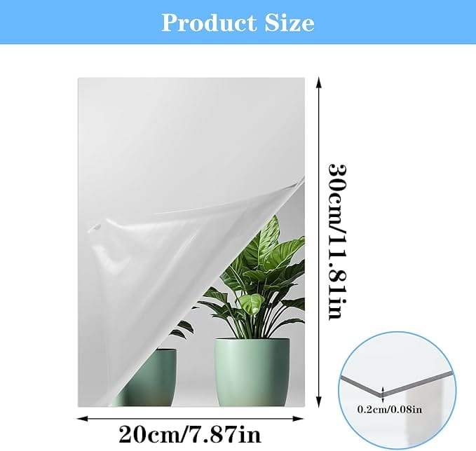 Mirror Sticker for Wall (Oval+Rectangular) - Set of 2 Mirror Sticker for Wall (Oval+Rectangular) - Set of 2