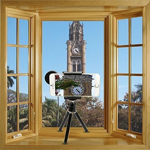 Mono Cular Telescope Lens Vision Monocular Telescope Binoculars Large Size with Phone Stand Monocular Telescope