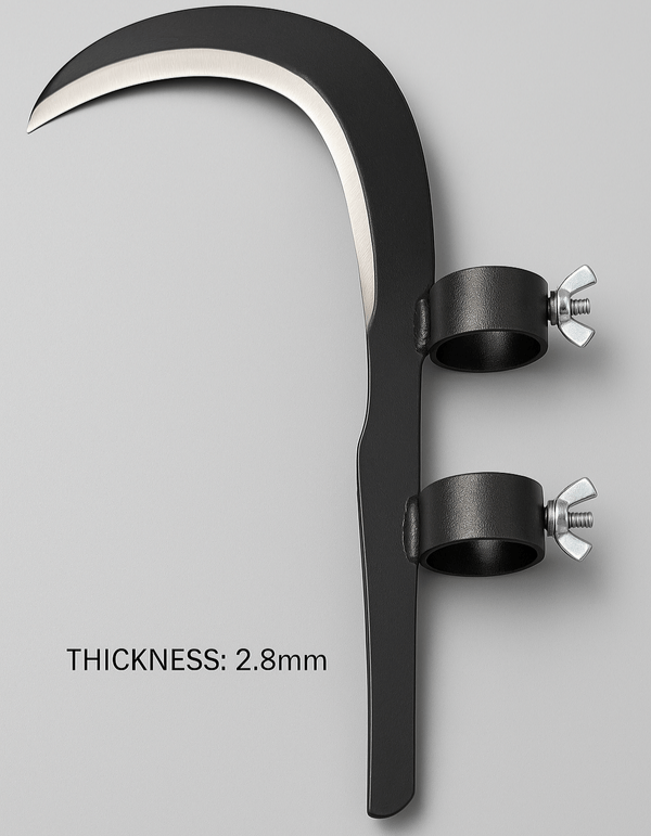 Multifunctional Portable Grass Sickle Cutter Head | Grass Cutting Machinery Sickle Tool Cutter For Grass Pruning Grass Sickle Cutter Head At 50% OFF Today! Zaavio.co®