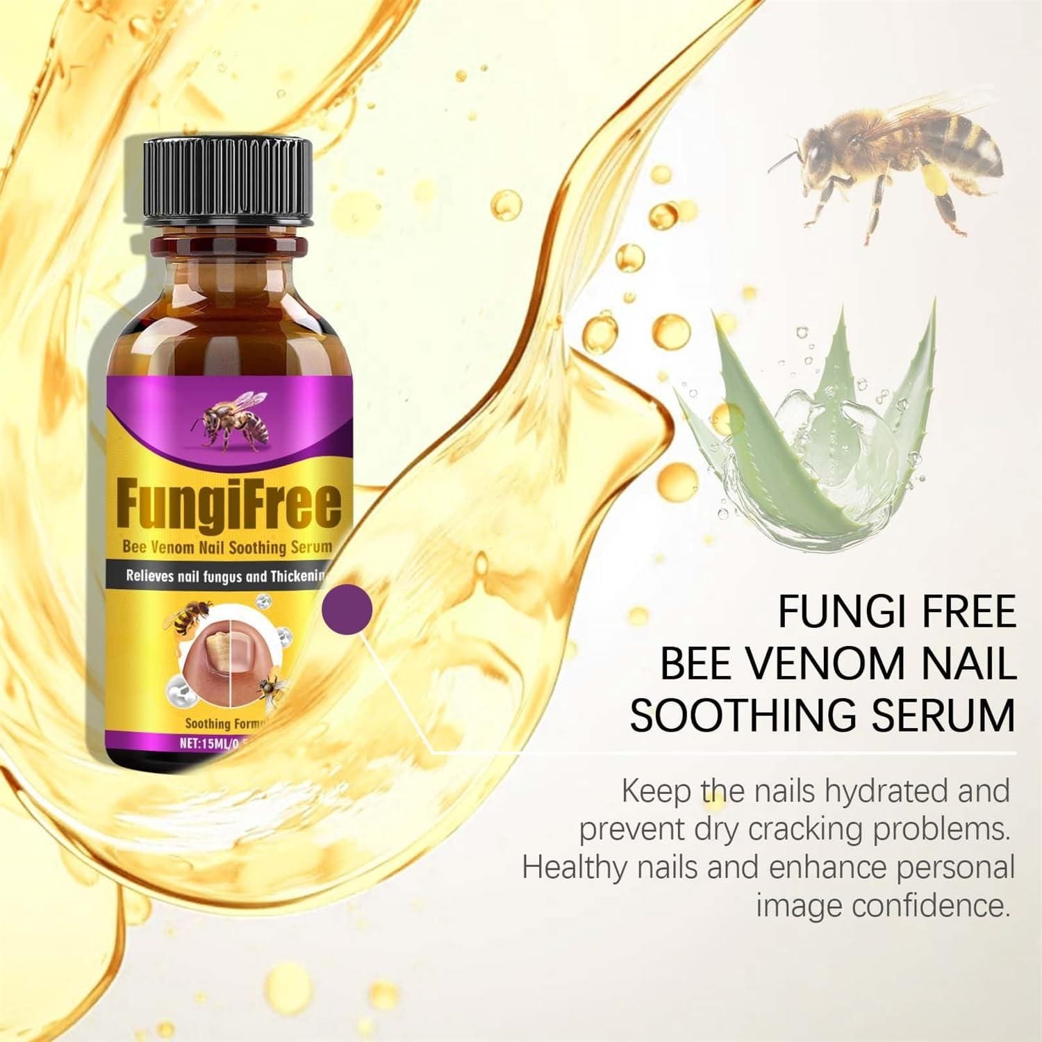 Nail Treatment Serum | Ingrown Toe nails Brittle Fingernails Nail Grown Serum Care Nail Treatment Serum (Set of 2)