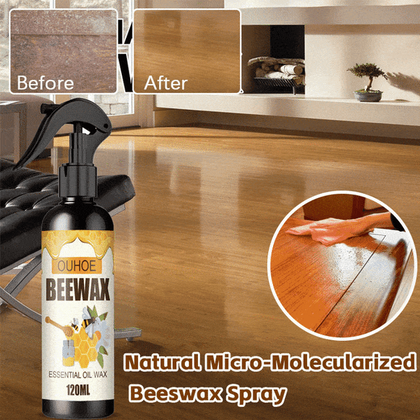 Natural Beeswax Wood Polish Spray (Set of 2) Furniture Polish Spray (Set of 2)