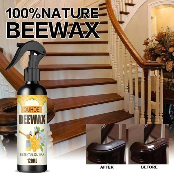 Natural Beeswax Wood Polish Spray (Set of 2) Furniture Polish Spray (Set of 2)
