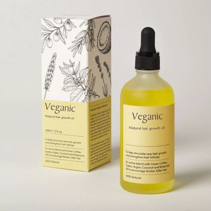 Natural Hair Growth Oil | Fall Control Hairline Growth Oil For Men And Women Natural Hair Growth Oil (Set of 2)