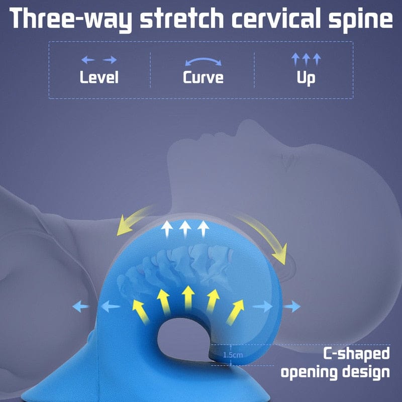 Neck Stretcher | Cervical Pillow For Neck Pain Large Neck Stretcher