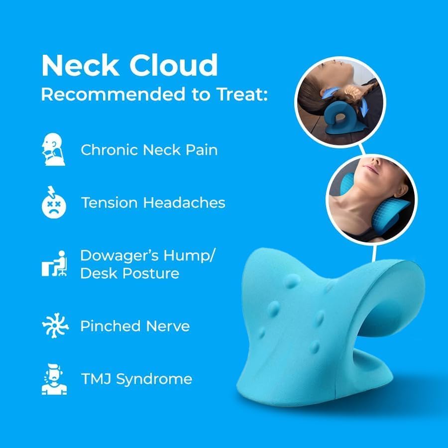 Neck Stretcher | Cervical Pillow For Neck Pain Large Neck Stretcher