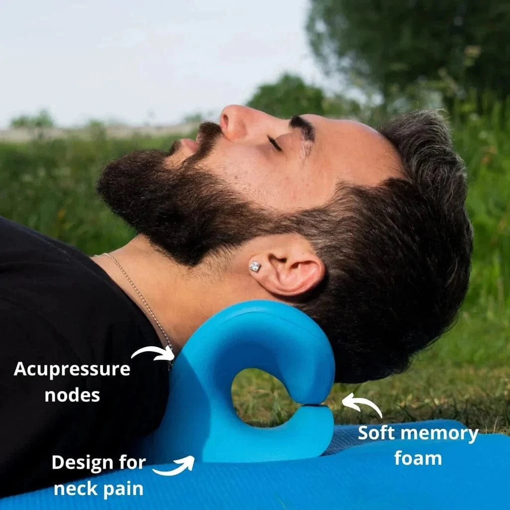 Nekrest™ | Cervical Pain Neck Pillows Cervical Pillow For Neck Pain Large Nekrest™ Neck Stretcher Zaavio®