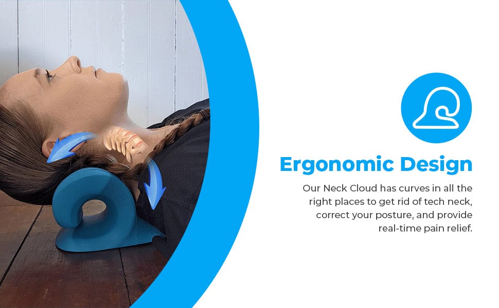 Nekrest™ | Cervical Pain Neck Pillows Cervical Pillow For Neck Pain Large Nekrest™ Neck Stretcher Zaavio®