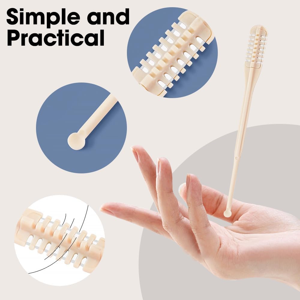 Nose Hair Trimmer (Set of 10) | Nasal Shaver For Men And Women Clipper Double Sided Nose Hair Trimmer (Set of 10)