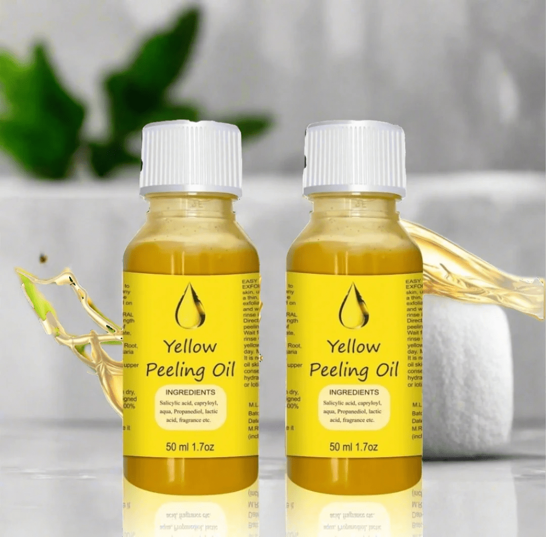 Peeling Oil for Skin (Set of 2) | Skin-Care Body Oil Face Oil Body care Yellow Peeling Oil Peeling Oil For Skin (Set of 2)