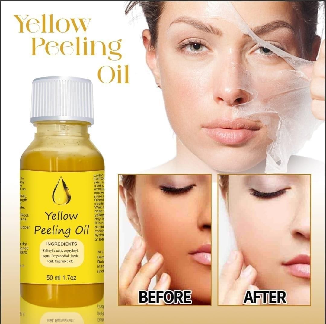 Peeling Oil for Skin (Set of 2) | Skin-Care Body Oil Face Oil Body care Yellow Peeling Oil Peeling Oil For Skin (Set of 2)