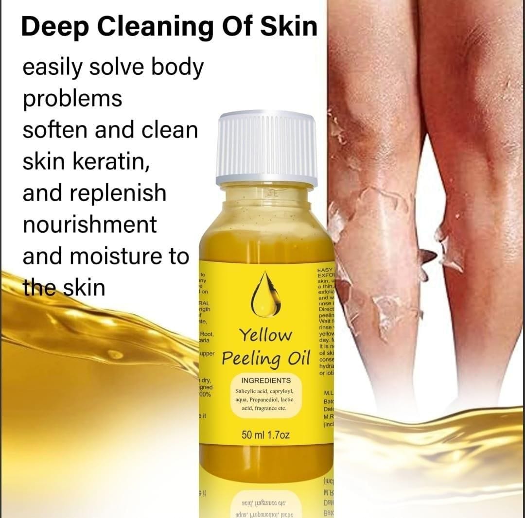 Peeling Oil for Skin (Set of 2) | Skin-Care Body Oil Face Oil Body care Yellow Peeling Oil Peeling Oil For Skin (Set of 2)