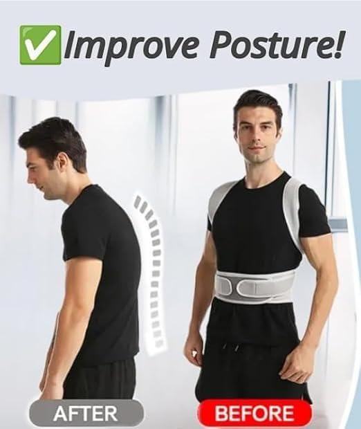 Posture Corrector Back Support Belt | Posture Corrector Shoulder Straps Back Supporter Correcting Posture Corrector & Back Support Belt